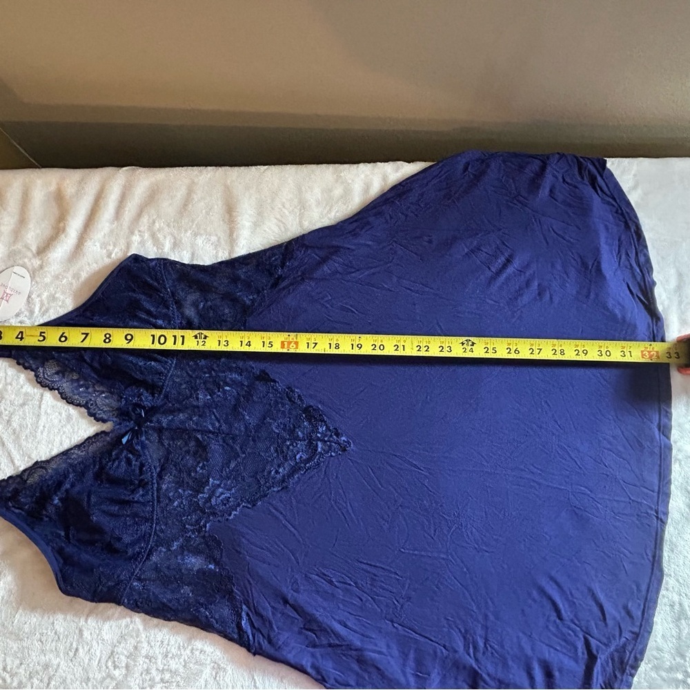 Avidlove Navy Lace Trim Lingerie Size XXL - Picture 8 of 12